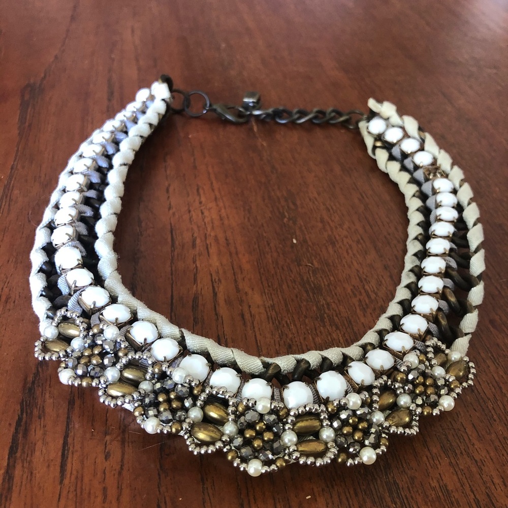 Anthropologie Pam Hiran Beaded Statement Necklace - Picture 2 of 5